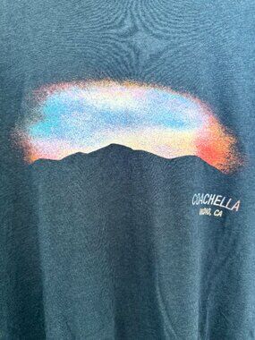 Official Coachella 2018 Music Festival Lineup T-Shirt Dark Heather Navy Men's La
